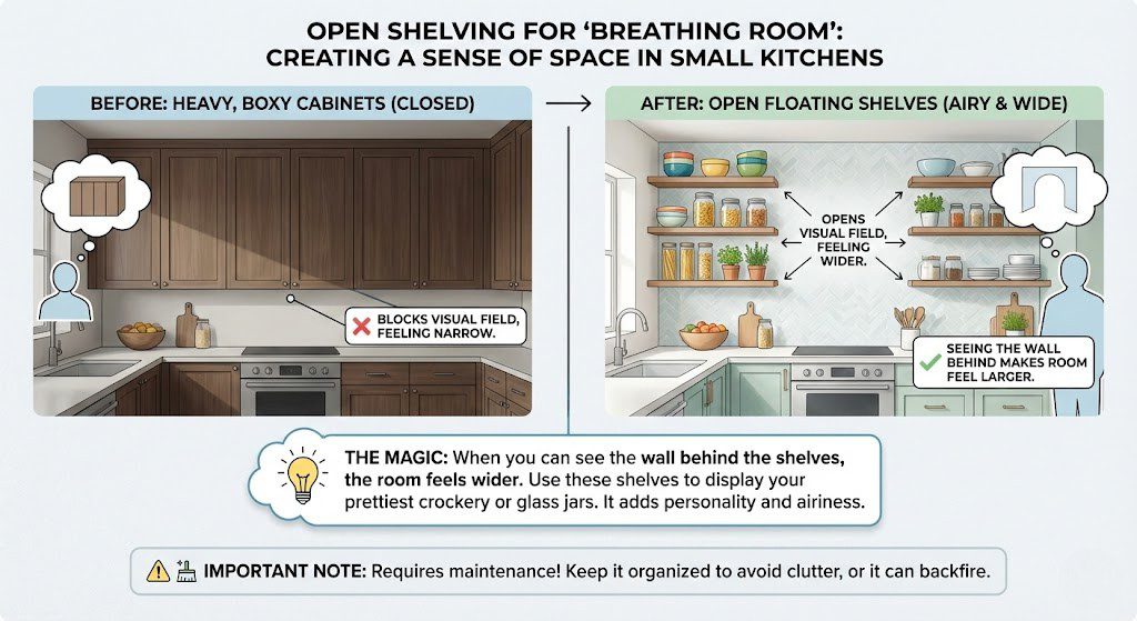 Small Kitchen Layout Ideas Open Shelving