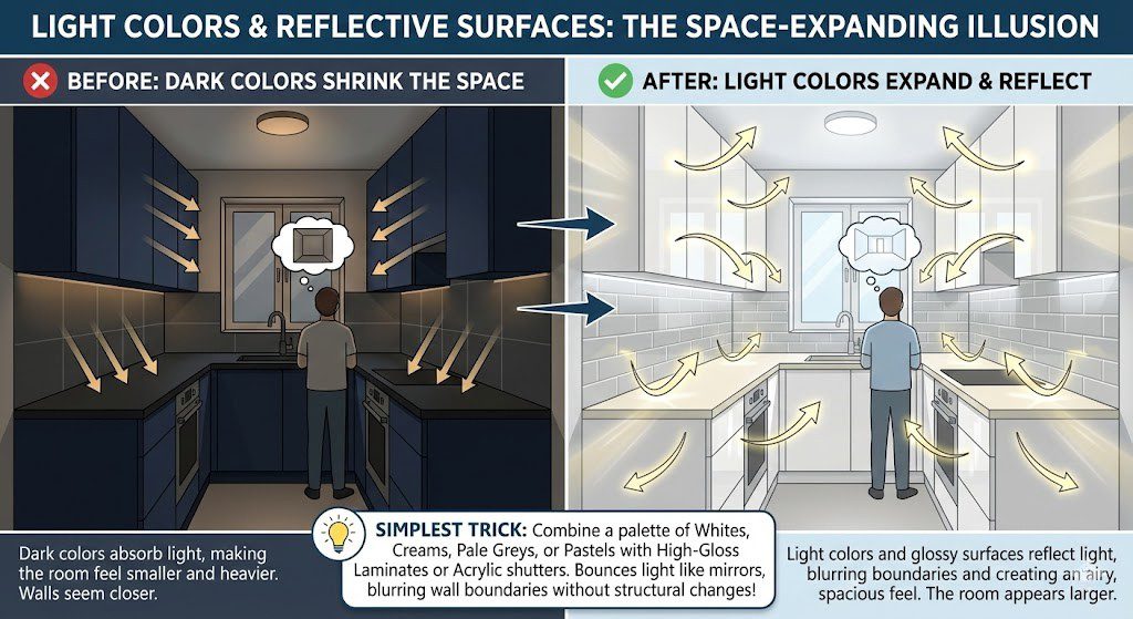 Small Kitchen Layout Ideas Space Expanding Illusion